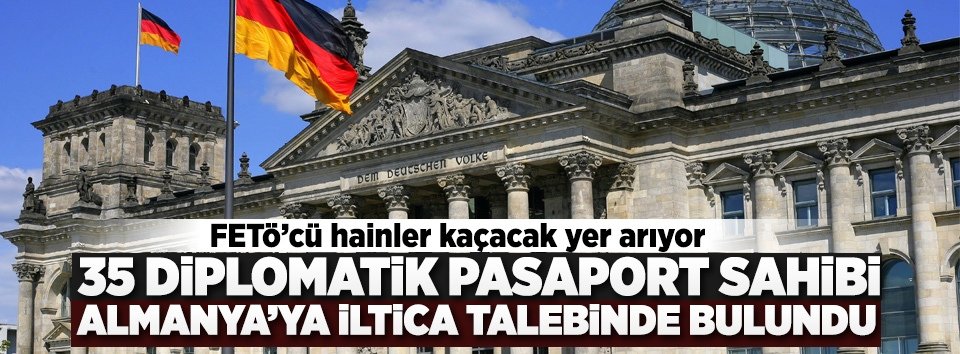 35 kişiden Almanyaya iltica başvurusu!