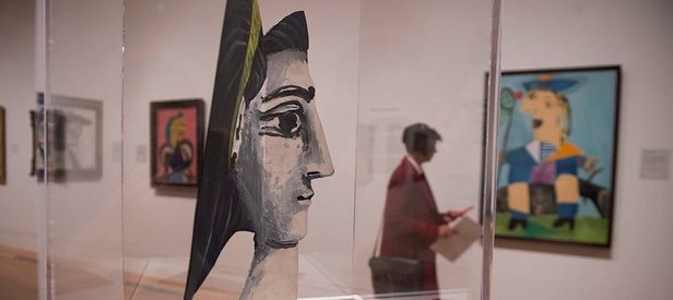 Picassonun portreleri Londrada
