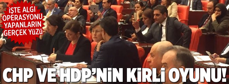 CHP-HDP ittifakı bir kez daha tescillendi!