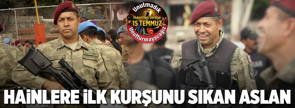 İlk kurşun!
