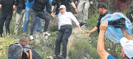 Yoldan çıktı!