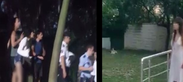 Maçka Parkında kıyafet provokasyonu