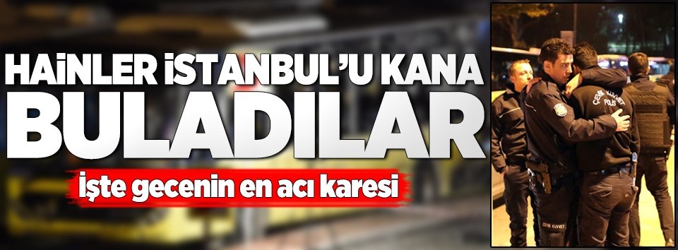 Hain saldırıdan yürek yakan kareler