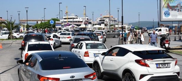 Bayram tatilinin dönüş yoğunluğu başladı