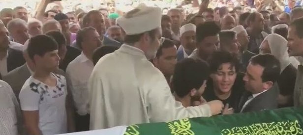 Suriyeli anne ve bebeği son yolculuğuna uğurlandı