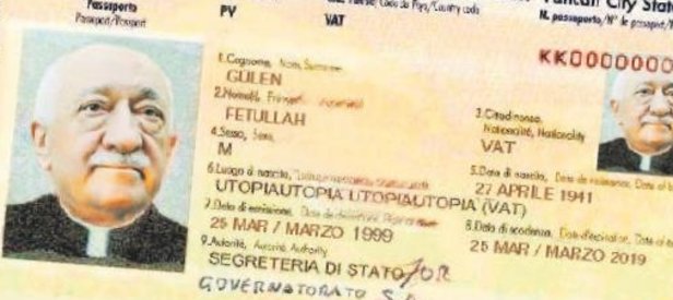 Feto'ya kardinal pasaportu verildi