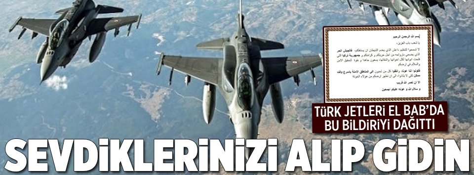 Sevdiklerinizi alıp gidin