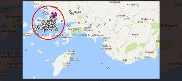 Bodrumda deprem yine korkuttu