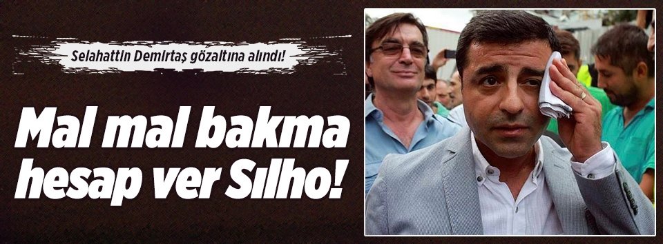 Selahattin Demirtaşa tutuklama istemi!