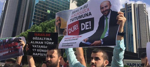 İsrailin gözaltına aldığı Türk serbest bırakıldı