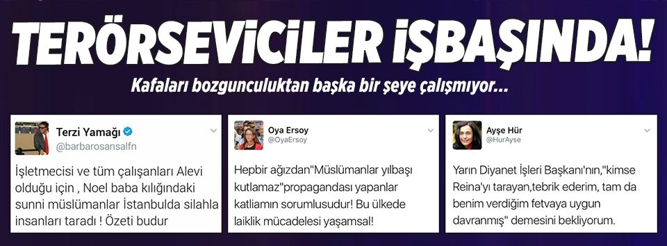 Provokatörler Reina saldırısını da es geçmedi!