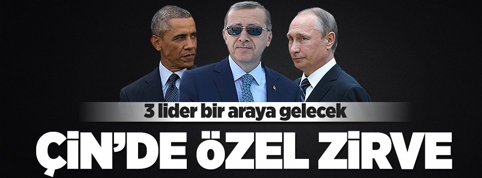 Erdoğan, Obama ve Putin’le görüşecek