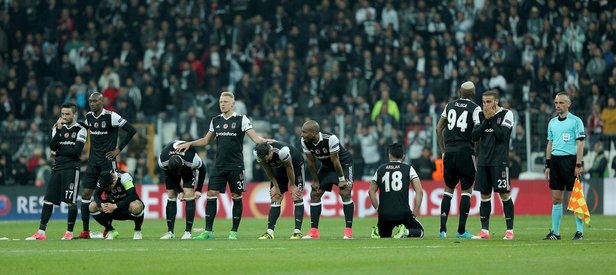 Beşiktaş UEFA Avrupa Ligine veda etti!
