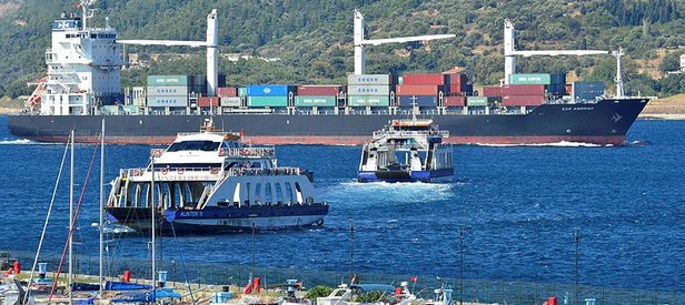 Çanakkale Boğazından 11 günde 147 bin araç geçti