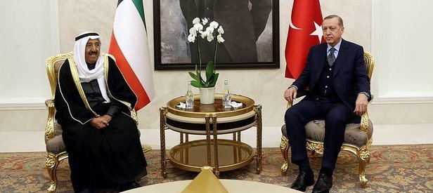 Cumhurbaşkanı Erdoğandan Kuveyt Emirine jest