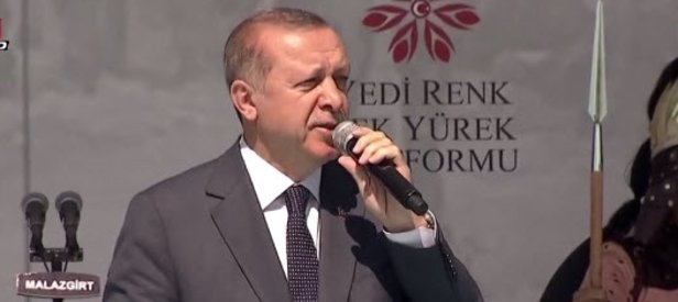 Malazgirtte Erdoğan coşkusu!