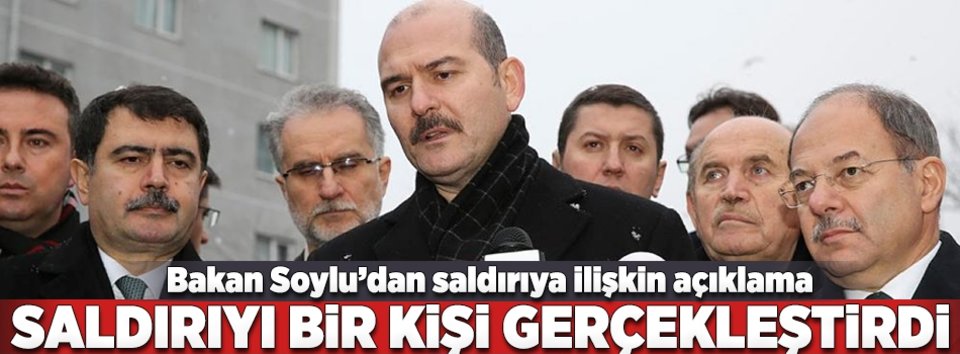 Bakan Soyludan saldırıya ilişkin kritik açıklama