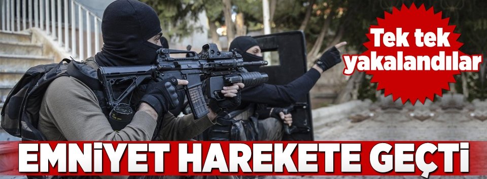 6 ilde dev terör operasyonu!